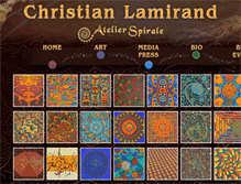 Tablet Screenshot of christianlamirand.com